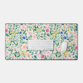 Colorful Floral Desk Mat (Clavier et souris)