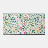 Colorful Floral Desk Mat (Recto)