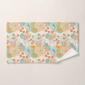 Colorful Floral Garden Pattern Bad Handdoek (Handdoek)