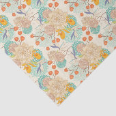 Colorful Floral Garden Pattern Tissuepapier (Detail)