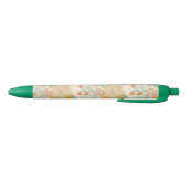 Colorful Floral Garden Pattern Zwarte Inkt Pen (Bodem)