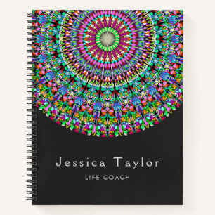 Colorful Floral Mandala Notitieboek