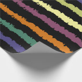 Colorful Floral Pattern Cadeaupapier (Hoek)
