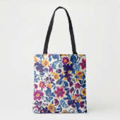 Colorful Floral Pattern Draagtas (Voorkant)