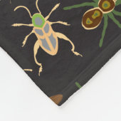 Colorful Floral Pattern Fleece Deken (Hoek)