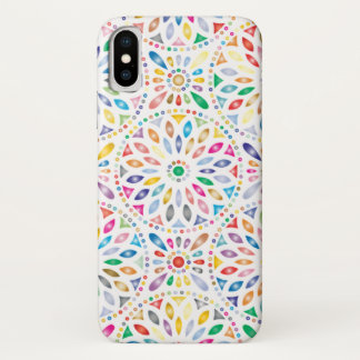 Colorful Floral Pattern iPhoneX Phone Case