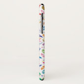 Colorful Floral Pattern iPhoneX Phone Case (Achterkant/links)