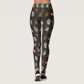 Colorful Floral Pattern Leggings (Achterkant)
