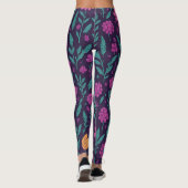 Colorful Floral Pattern Leggings – Vibrant Botanic (Achterkant)