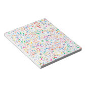 Colorful Floral Pattern Notitieblok (Schuin)
