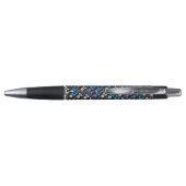 Colorful Floral Pattern Pen (Achterkant)