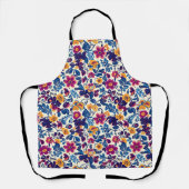 Colorful Floral Pattern Schort (Voorkant)