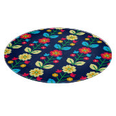 Colorful Floral Pattern Snijplank (Hoek)