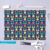Colorful Floral Pattern Tissuepapier (Craft)