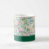 Colorful Floral Personalized Mug (Centre)
