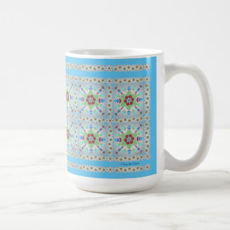 Colorful Floral Tegel Pattern Mok
