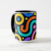 Colorful Flow World Mug (Devant gauche)