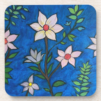 Colorful Flower Coaster Set of 6 Bier Onderzetter