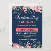 Colorful Flower Moederdag-uitnodigingen Kaart (Voorkant)