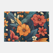 Colorful Flower Pattern Deurmat (Voorkant)