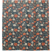 Colorful Flower Pattern Douchegordijn (Voorkant)