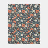 Colorful Flower Pattern Fleece Deken (Voorkant)
