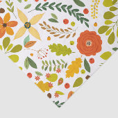 Colorful Flower Pattern Tissuepapier (Detail)