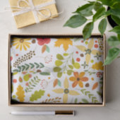 Colorful Flower Pattern Tissuepapier (Geschenk)