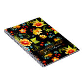 Colorful   Flowers Design Notitieboek (Rechterzijde)