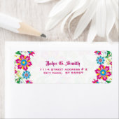 Colorful Flowers Etiket (Insitu)