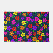 Colorful Flowers Floral Pattern Deurmat (Voorkant)