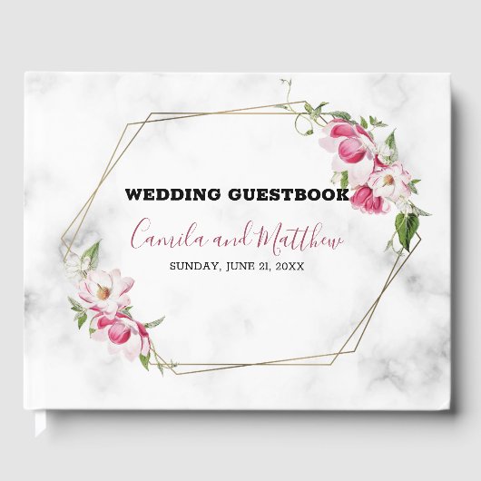 Colorful Flowers Gastenboek (Voorkant)