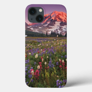 Colorful Flowers in Rainier National Park iPhone 13 Hoesje