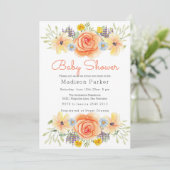 Colorful Flowers Kaart (Staand voorkant)