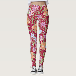 Colorful Flowers Leggings