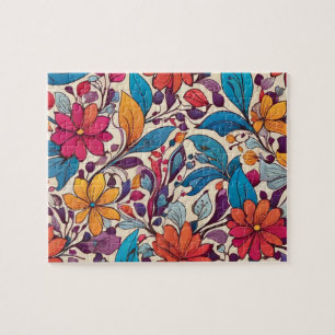 Colorful Flowers Legpuzzel
