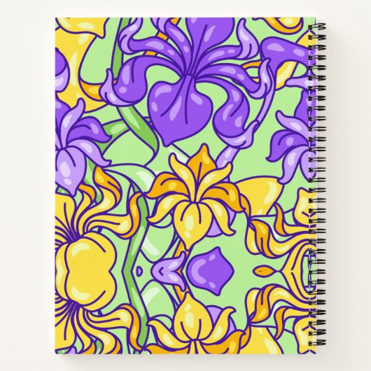 Colorful Flowers Notitieboek (Achterkant)