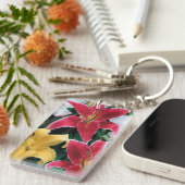 Colorful Flowers Sleutelhanger (Voorkant Rechts)