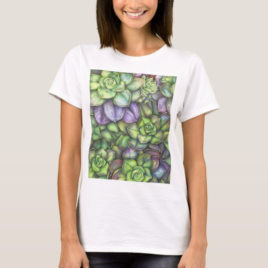 Colorful Flowers T-Shirt (Devant)