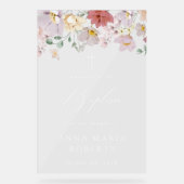 Colorful Flowers, Wildflowers, Baptism Welcome (Recto)