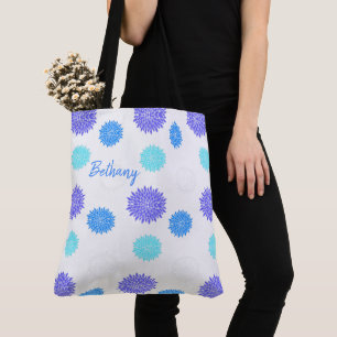 Colorful Flowers Yoga Canvas tas