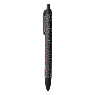 Colorful Flowers Zwarte Inkt Pen