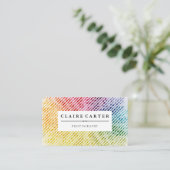 Colorful Foliage Pattern | Natuurlijke Visitekaartje (Staand voorkant)