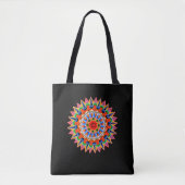 Colorful Folklore Design Canvas tas (Voorkant)