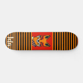 Colorful Fox Funny Personalized Skateboard (Horizontaal)