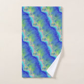 Colorful Fractal Pattern Bad Handdoek (Handdoek)