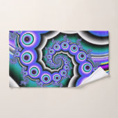 Colorful Fractal Pearls Spiral Bad Handdoek (Handdoek)