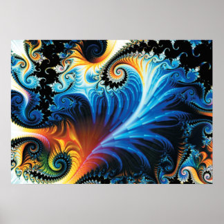 Colorful Fractal Poster