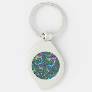 Colorful Fractal Sleutelhanger