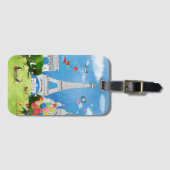 Colorful France Bagagelabel (Voorkant (horizontaal))